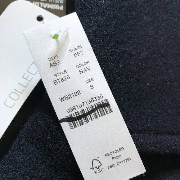 NWT JCrew Dock Icon PeaCoat Jacket Mens Small Navy Blue Wool Primaloft BT825 NEW - Picture 3 of 13